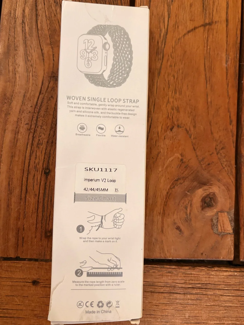 Solace Braided V2 Loop Band for Apple Watch- Light Gray